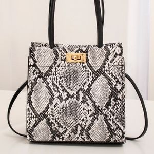 Snakeskin Pattern Shoulder Bag